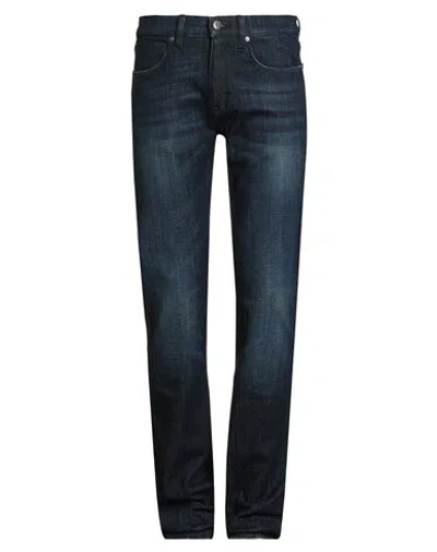Hugo Boss Hugo Man Jeans Blue Size 31w-34l Cotton, Polyester, Polyurethane