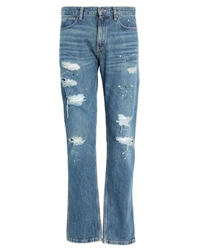 Hugo Boss Hugo Man Jeans Blue Size 32w-32l Cotton, Recycled Cotton