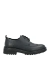 Hugo Boss Hugo Man Lace-up Shoes Black Size 9 Leather In Black