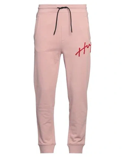 Hugo Boss Hugo Man Pants Antique Rose Size Xl Cotton In Pink