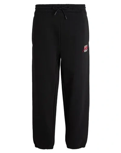 Hugo Boss Hugo Man Pants Black Size Xl Cotton