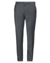 Hugo Boss Hugo Man Pants Lead Size 38 Virgin Wool, Polyester, Elastane In Gray