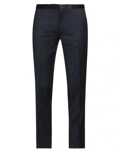 Hugo Boss Hugo Man Pants Midnight Blue Size 40 Virgin Wool