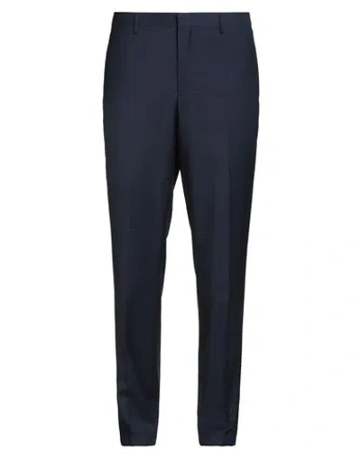 Hugo Boss Hugo Man Pants Navy Size 40 Wool In Blue