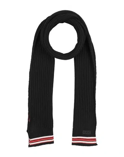Hugo Boss Hugo Man Scarf Black Size - Virgin Wool