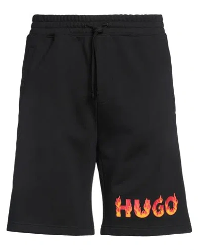Hugo Boss Hugo Man Shorts & Bermuda Shorts Black Size Xl Cotton