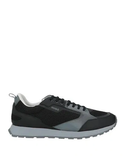 Hugo Boss Hugo Man Sneakers Black Size 11 Textile Fibers