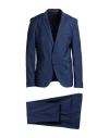 Hugo Boss Hugo Man Suit Navy Size 46 Virgin Wool