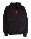 HUGO BOSS HUGO MAN SWEATSHIRT BLACK SIZE S COTTON