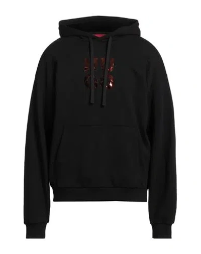 Hugo Boss Hugo Man Sweatshirt Black Size Xl Cotton