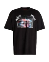 Hugo Boss Hugo X Rb Racing Inspired Print T-shirt In Black
