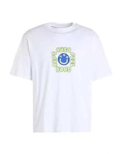 Hugo Boss Hugo Man T-shirt White Size Xl Cotton