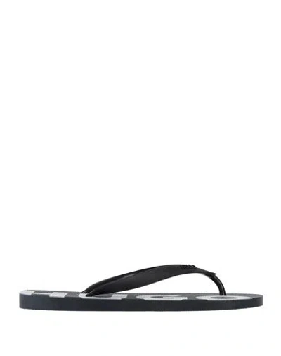 Hugo Boss Hugo Man Thong Sandal Midnight Blue Size 6 Rubber