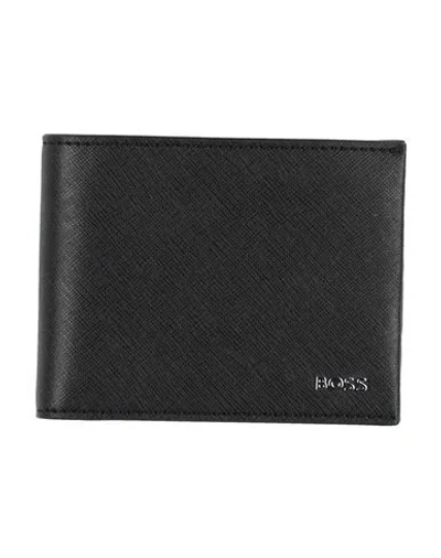Hugo Boss Hugo Man Wallet Black Size - Leather