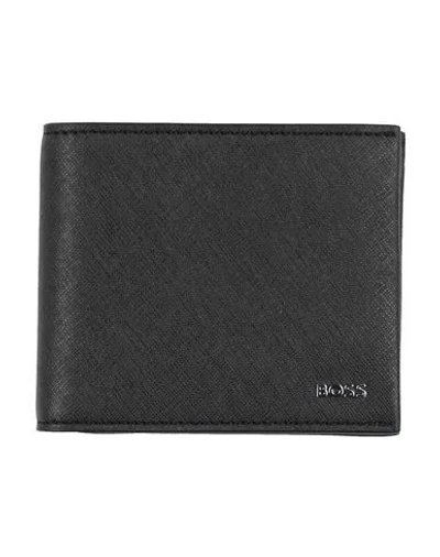 Hugo Boss Hugo Man Wallet Black Size - Leather