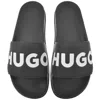 Hugo Boss Hugo Match Sliders Black In Black