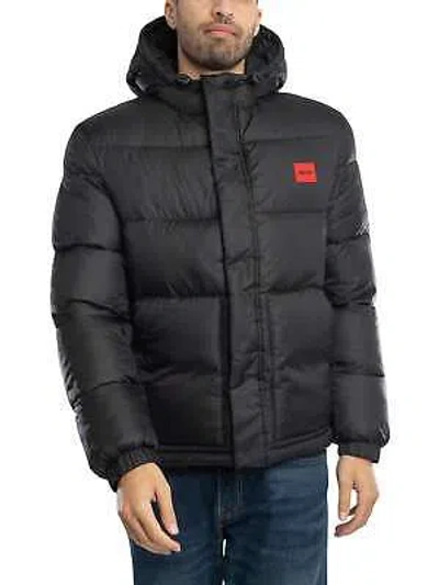 Pre-owned Hugo Boss Hugo Men's Baro2441 Puffer Jacket, Black