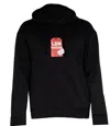 Hugo Boss Hugo Men's Dagunso Tag Logo Hooded Sweatshirt Hoodie, Black In Black