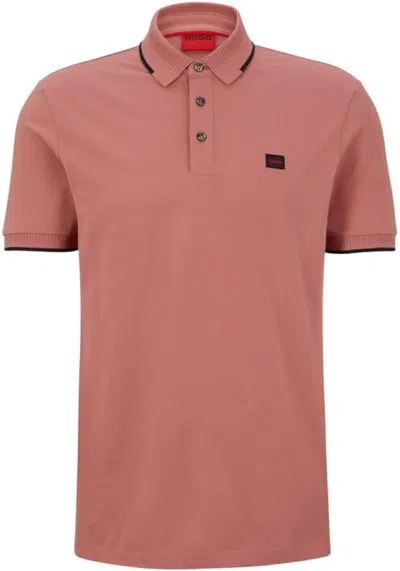 Hugo Boss Hugo Men's Deresino 232 Short Sleeve Polo Shirt, Pink