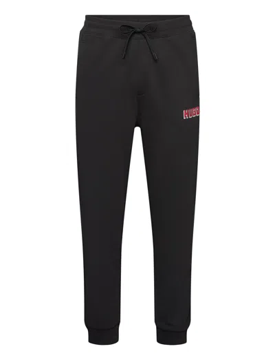 Hugo Boss Hugo Men's Diqomo Thick Cotton Drawstring Track Pants, Black