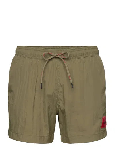 Hugo Boss Hugo Men's Dominica Swim Shorts, Olive Green