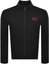 Hugo Boss Hugo Full Zip Laze Sweatshirt Black In Black