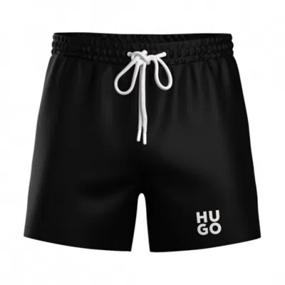 Hugo Boss Hugo Men's Paol Swim Trunks, Black Pepper