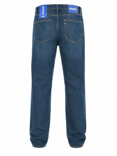 Hugo Boss Hugo Men's Straight-leg Jeans In Black