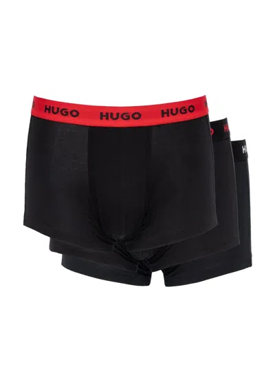 Hugo Boss Hugo Men's Tri-pack Boxer Briefs In Grey