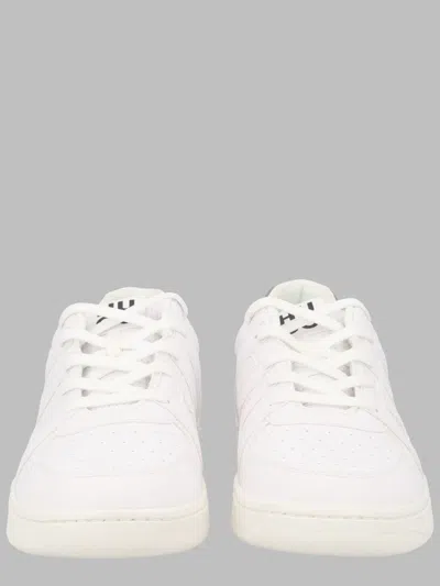 Hugo Boss Hugo Monochromatic Synthetic Sneaker In White