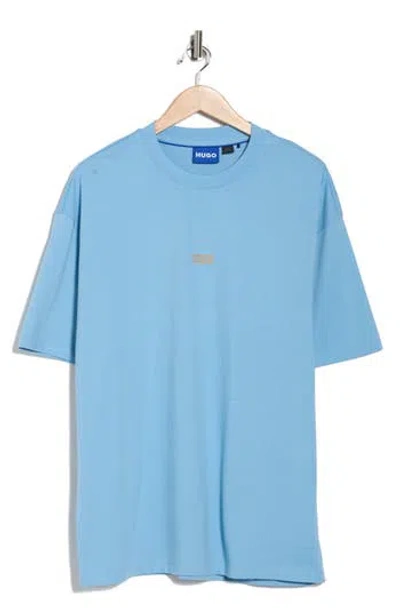 Hugo Boss Hugo Nalono Graphic T-shirt In Blue