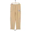 Hugo Boss Hugo Nippie Piped Trim Cotton Pants In Neutral