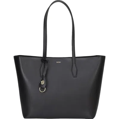 Hugo Boss Hugo Numah Faux Leather Tote In Black