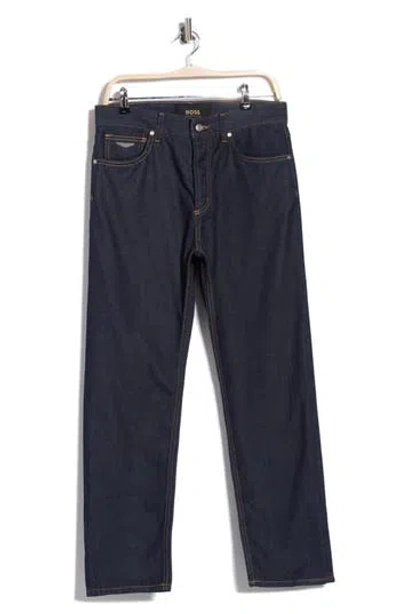 Hugo Boss Hugo Ogden Slim Fit Jeans In Dark Blue