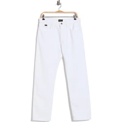 Hugo Boss Hugo Ogden Straight Leg Jeans In White
