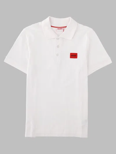 Hugo Boss Hugo Polo Maniche Corte In White