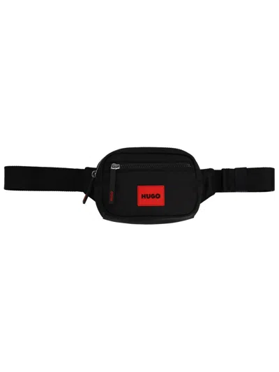 Hugo Boss Hugo Pouch With Logo In Black