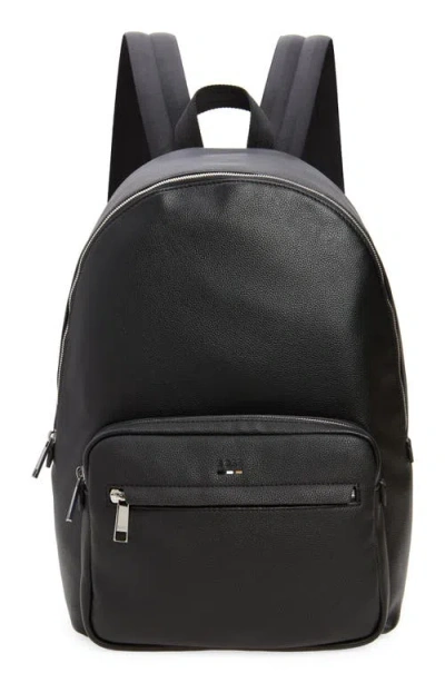Hugo Boss Hugo Ray Faux Leather Backpack In Yellow