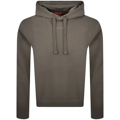 Hugo Boss Hugo Relaxed Dapo Hoodie Grey In Gray