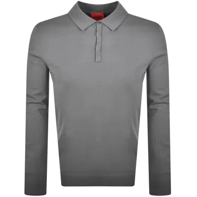 Hugo Boss Hugo San Pippo Slim Fit Polo T Shirt Grey