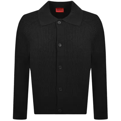 Hugo Boss Hugo Sardeep Knit Cardigan Black