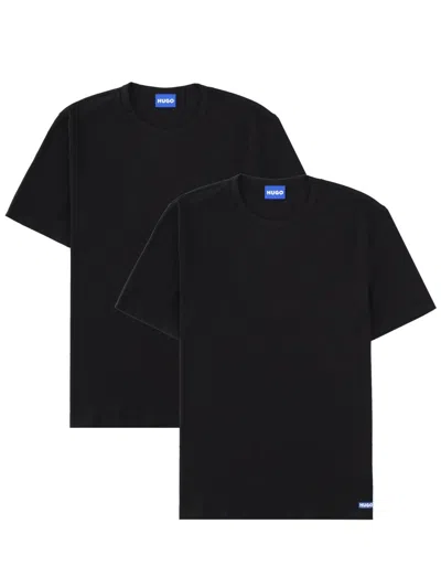 Hugo Boss Hugo Set Da Due T-shirt Con Logo In Black