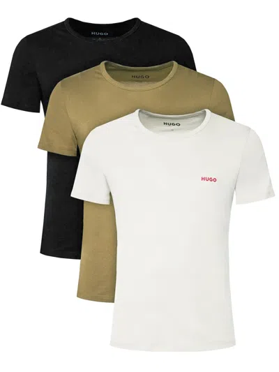 Hugo Boss Hugo Set Of Three Classic T-shirts In Multi