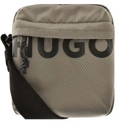 Hugo Boss Hugo Shaun Zip Bag Brown