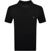 Hugo Boss Hugo Shiplom Knit Polo Black In Black
