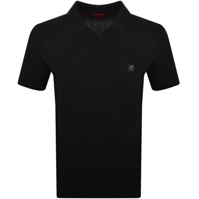 Hugo Boss Hugo Shiplom Knit Polo Black