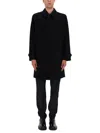 Hugo Boss Hugo Short Wool Coat In Black