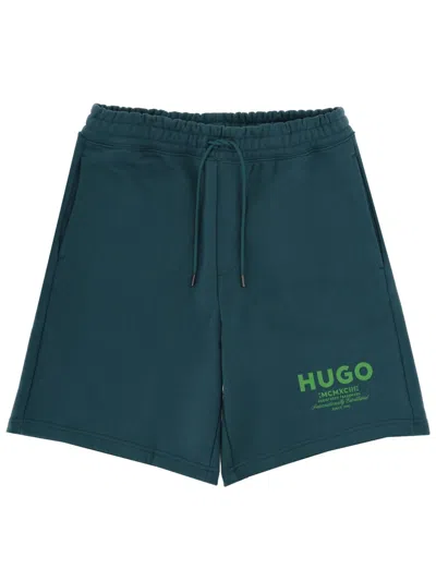 Hugo Boss Hugo Shorts Con Logo In Green