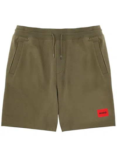 Hugo Boss Hugo Shorts With Logo In Green