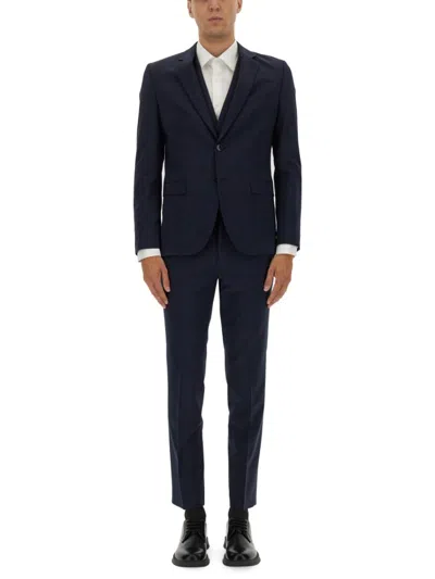 Hugo Boss Hugo Slim Fit Three Piece Suit In Black
